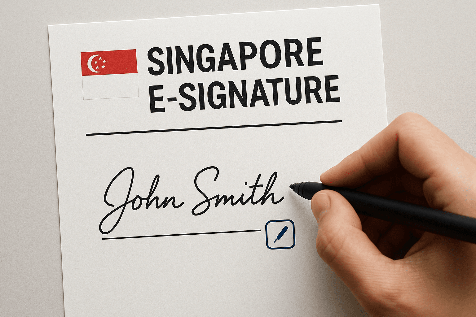 sinapore e-signature