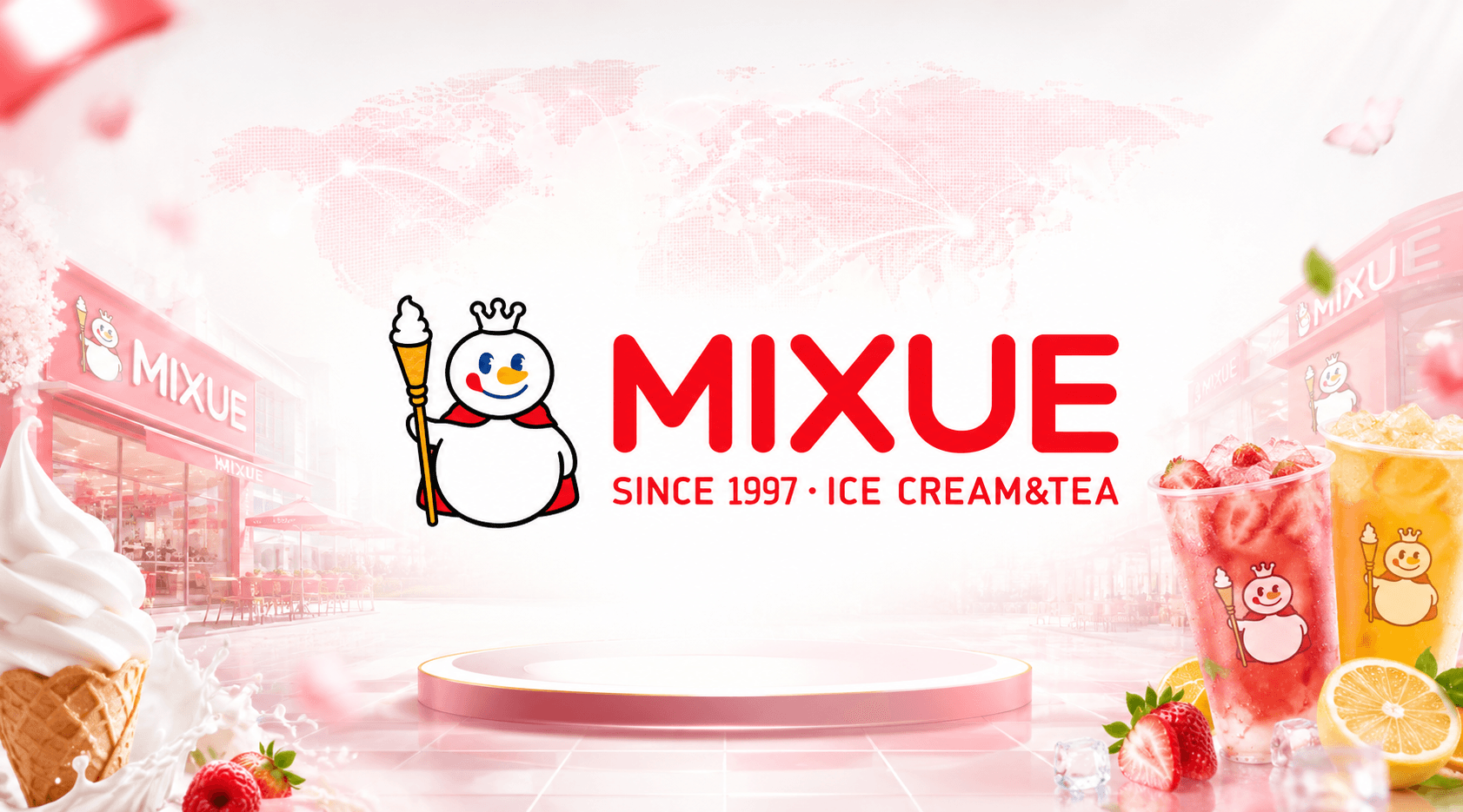 MIXUE store and overseas franchise expansion