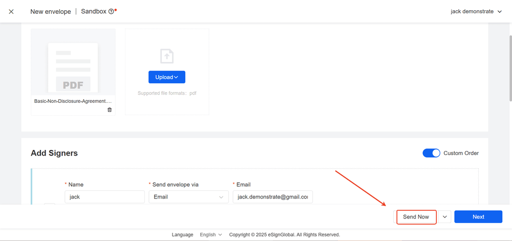 eSignGlobal overview