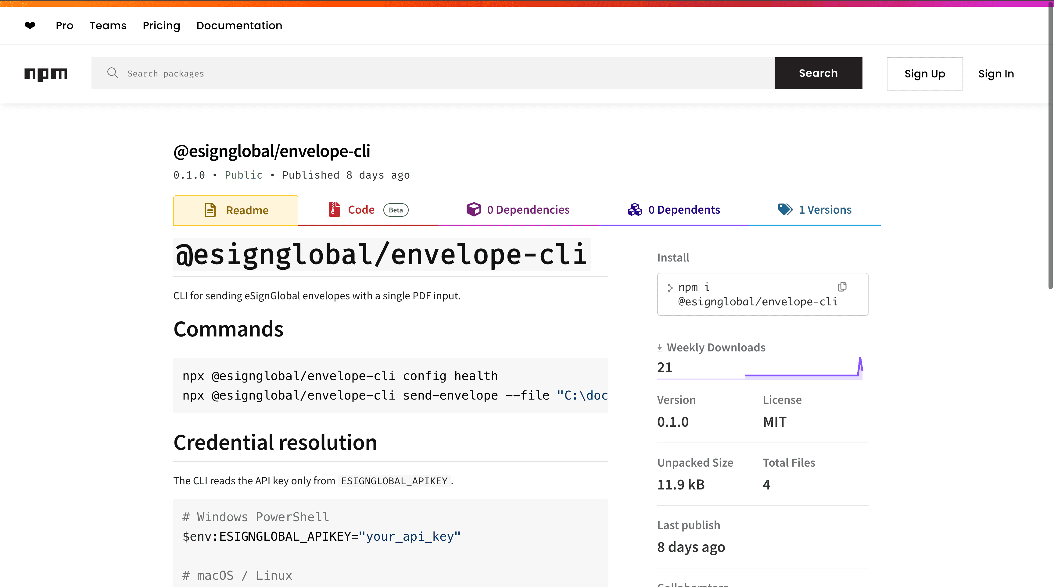eSignGlobal automatisierter Workflow